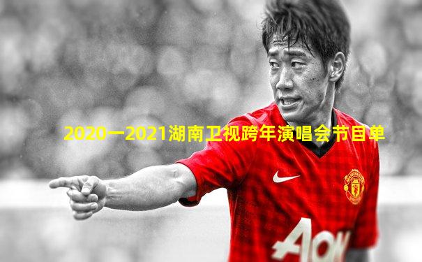 2020一2021湖南卫视跨年演唱会节目单
