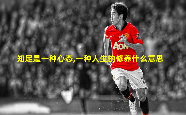 知足是一种心态,一种人生的修养什么意思