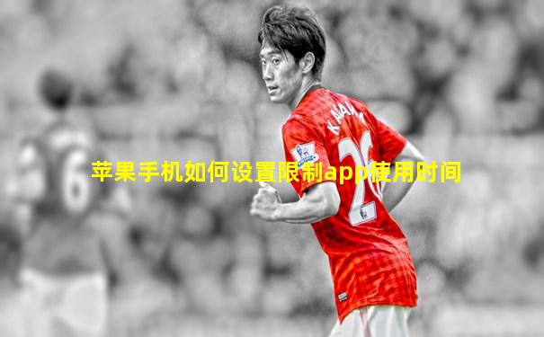 苹果手机如何设置限制app使用时间
